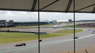 Dennis Hauger and Roy Nissanys Crash at silverstone saved by the Halo [upl. by Quince]