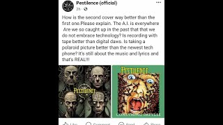 PESTILENCE Defends AI ALBUM COVER ART [upl. by Tyra]