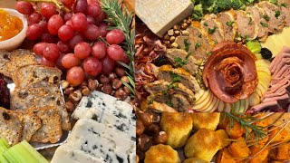 TWO THANKSGIVINGFALL BOARDS  Charcuterie and Vegetarian  Easy and beautiful with shopping list [upl. by Pepi]