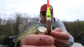 Best BOBBER for Crappie Fishing  How to CATCH crappie with a bobber [upl. by Matthiew283]