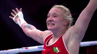 2022 Womens World Championship 63kg Final Irelands Amy Broadhurst V Algeria’s Imane Khelif [upl. by Steinway]