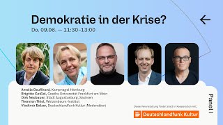 🔴 Panel I  Demokratie in der Krise [upl. by Berthold112]