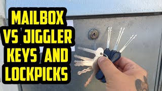 9 Mailbox VS Jigglerkeys And Lockpicks [upl. by Drucill729]