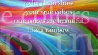 True colours by cyndi Lauper with lyrics [upl. by Elhsa941]