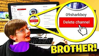 MY LITTLE BROTHER HACKED MY YOUTUBE CHANNEL [upl. by Gavra]