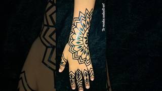 Cello tape mehndi hack 😱😱😱 Instant henna mehndi trick  mehndi henna tricks hack shorts [upl. by Eira]