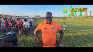 Jerome Waite Tivoli Gardens FC VS Vere Phoenix United Post Match Interview [upl. by Adnohsek]