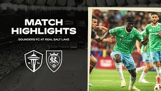 HIGHLIGHTS Real Salt Lake vs Seattle Sounders FC  May 15 2024 [upl. by Doane448]