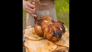 Das „schärfste“ Lagerfeuerhähnchen da draußen von der süßesten Frau 🔥 canicomewithyou [upl. by Ylrebma]