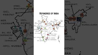 Oil refineries of India [upl. by Tansy]