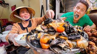 EXTREME Vietnamese Street Food  5 Must Eat Foods in Hanoi [upl. by Ardnad]