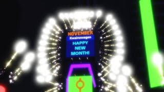 VTSQ November 2024 Monthly Ball Drop amp Countdown TreasureCam Footage 🦃🍰🍂 [upl. by Niessuh]