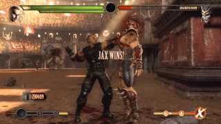 Mortal Kombat 9  Jax and Sonya Tag Ladder Expert No MatchesRounds Lost [upl. by Nawd268]