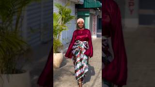 How to tie Wrap Max SkirtDress zamakalefashion fashion afrifashion africanclothing africa [upl. by Adnical]