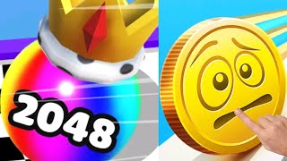 Coin Rush Vs Ball Merge 2048 Max Levels Asmr satisfying [upl. by Ecnaret]