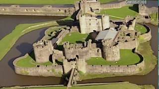 Castle Caernarfon Conwy Harlech and Caerphilly [upl. by Nairolf]