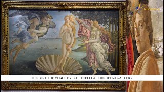 The Birth of Venus by Botticelli at the Uffizi Gallery [upl. by Stanwood]