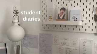 STUDENT DIARIES studying friends skincare [upl. by Scotti]