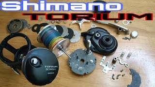 Shimano Torium 30hgL bongkar [upl. by Whitebook]