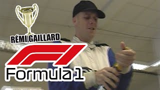 FORMULA ONE PODIUM REMI GAILLARD 🍾 [upl. by Sokcin]