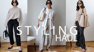 Huge Spring Styling Haul  amp Other Stories  Arket  Totême  Adidas [upl. by Olonam]