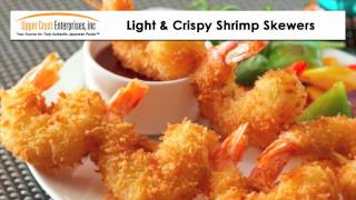 Light amp Crispy Shrimp Skewers [upl. by Kcirdot946]