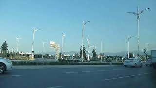 Driving From Ashgabat Airport To City  Turkmenistan  April 2018 [upl. by Erdman224]