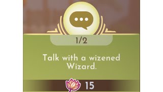 Talk with a wizened Wizard  Disney Dreamlight Valley [upl. by Loreen143]