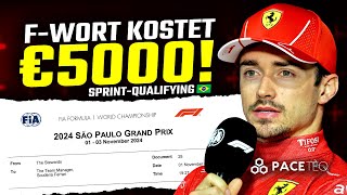 Wegen FWort FIA lässt Leclerc blechen  SprintQualifying F1 Brasilien 2024 [upl. by Duomham]