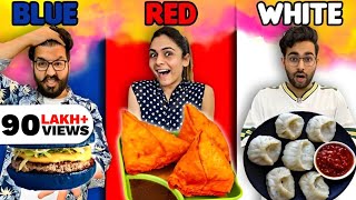 😱 Having Only ONE COLOR Food 😱  60 minute Food Challenge [upl. by Golding]