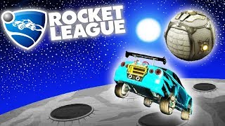 JUGANDO EN LA LUNA SIN GRAVEDAD  MINIJUEGOS ROCKET LEAGUE  MrLokazo86 [upl. by Nimref]