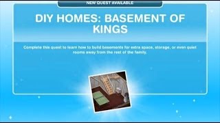 The Sims Freeplay  DIY Homes Basement Of Kings Görevi [upl. by Kauffmann960]