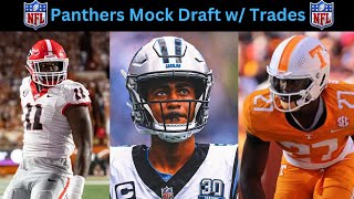 2025 Carolina Panthers Mock Draft w Trades [upl. by Cos]