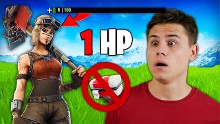 WYGRAŁEM GRĘ Z 1 HP FORTNITE BATTLE ROYALE [upl. by Sissel]