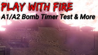 Play With Fire  Using A1A2 Bombs As Time Bombs  Bomb Testing Star Citizen 4k [upl. by Notniuq130]