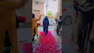 Sana Ansari paidal hajj in Pakistan  Mashallah  hajj islamic reels [upl. by Illek]