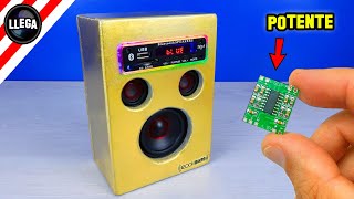 🔊¡Crea tu altavoz Bluetooth 🏠casero SÚPER POTENTE con esto🪆Llega experimentos 🧪 [upl. by Eiwoh17]