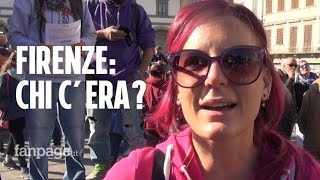 No green pass ecco chi cera davvero alla manifestazione a Firenze [upl. by Anila]