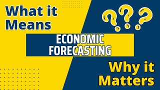 “It Helps to Make Good Policy” Economic Forecasting [upl. by Akemehc]