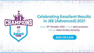 Celebrating Excellent Results in JEE Advanced 2021  Champions of Aakash BYJUS [upl. by Roxy646]