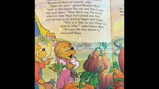 📚 Berenstain Bears and the Prize Pumpkin readoutloud thanksgivingreadaloud [upl. by Yrreg538]