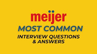 Meijer Interview Questions and Answers for 2024 [upl. by Thibaud]