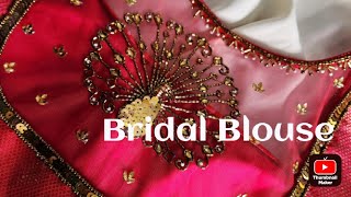 How To Customize a Designer Bridal Blouse [upl. by Eanal]