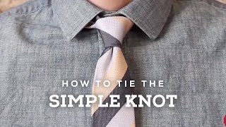 How to Tie a Perfect Simple Knot [upl. by Yadrahc642]