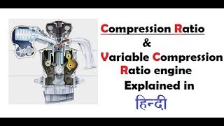 Variable Compression Ratio engine in HINDI [upl. by Hanima32]