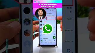 3 Secret WhatsApp Tricks  3 Whatsapp Secret Settings  WhatsApp Tips and Tricks ai shorts [upl. by Xela182]