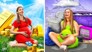 Femme Enceinte Chanceuse VS Femme Enceinte Malchanceuse [upl. by Nawat619]