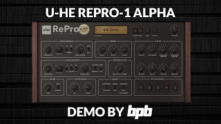 UHe RePro1 Alpha DEMO Free VST Synthesizer [upl. by Larimore]