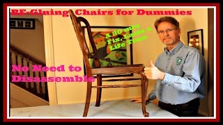 DIY Gluing A Loose Chair in 30 Minutes [upl. by Anawd230]