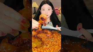 Juicy OCTOPUS ASMR 🐙😋  asmr mukbang food eating octopus shorts youtubeshorts shortsfeed [upl. by Aneeh]